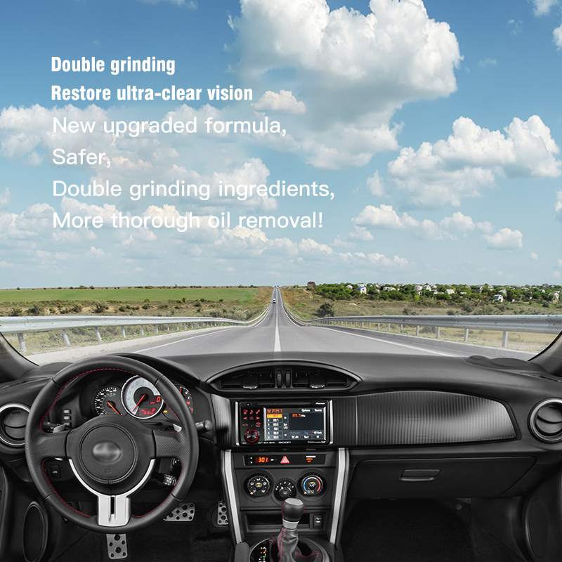 Will glass oil film remover corrode the coating on car windshields?